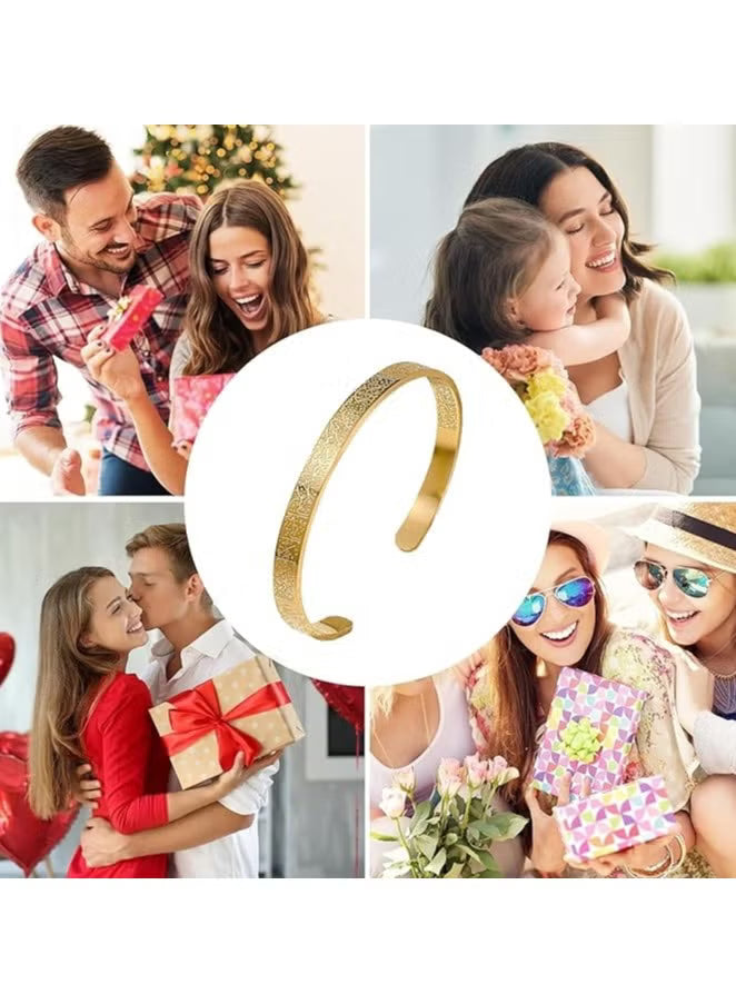 Ayatul Kursi Cuff Bracelet Stainless Steel