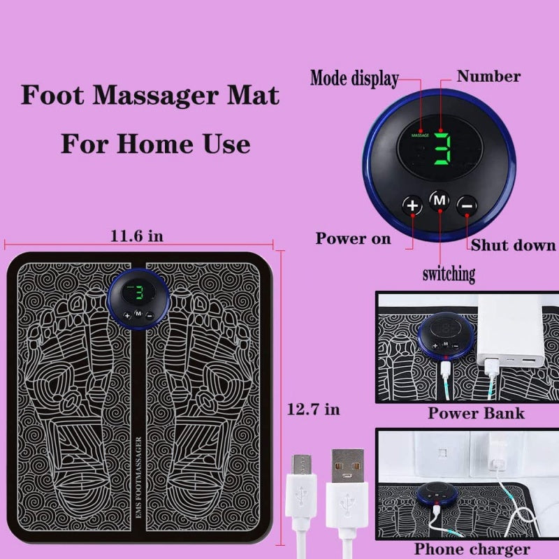 Foot Massager Blood Circulation ™ |  Electric Usb Charging™