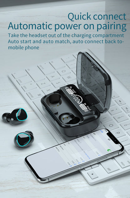 M10 Wireless Bluetooth Earbuds & Headphones