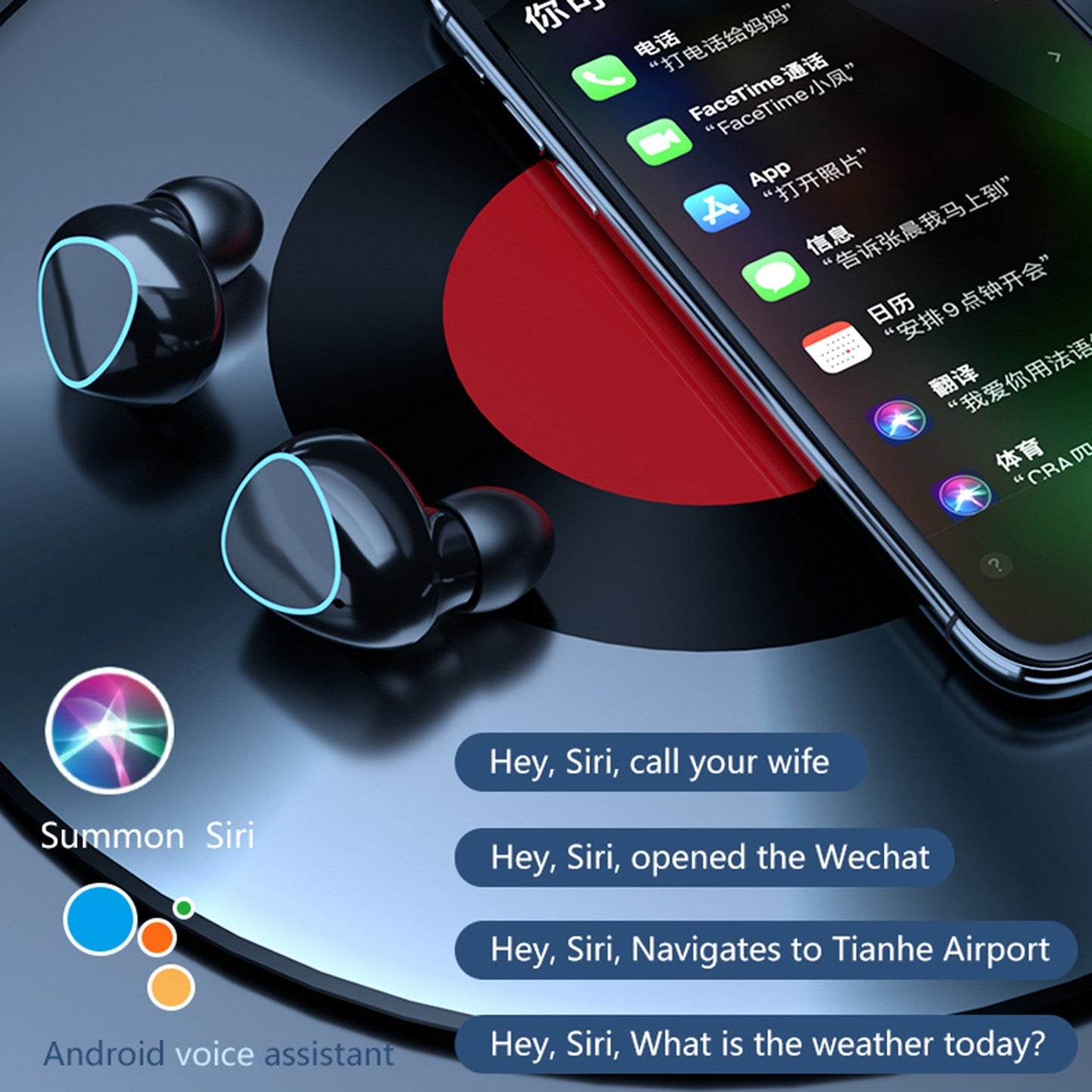 M10 Wireless Bluetooth Earbuds & Headphones