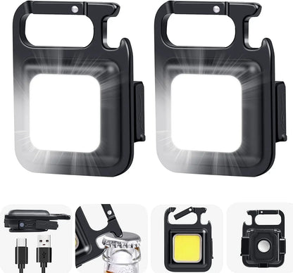 Multifunctional Mini USB Pocket | Flashlight LED Keychains