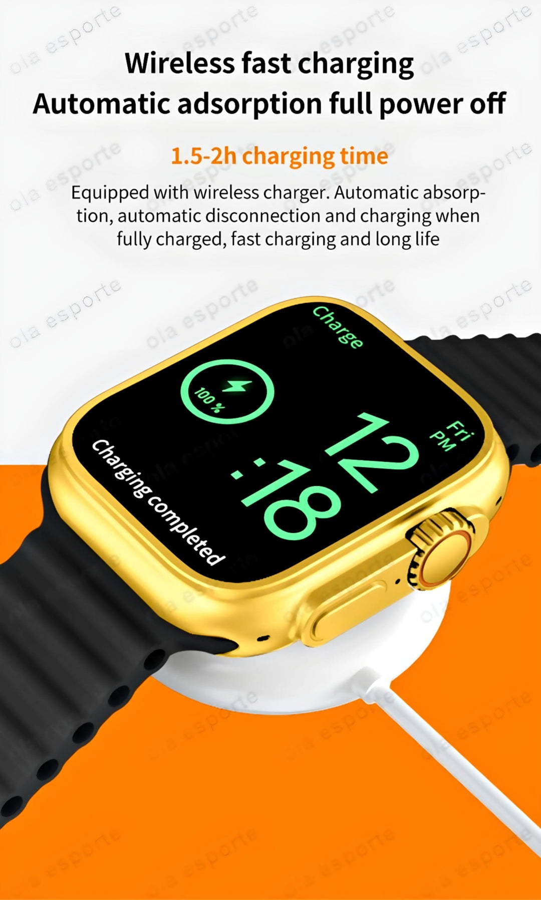 G9 Ultra Pro Series 8 | Smart Watch With 3 Extra Straps