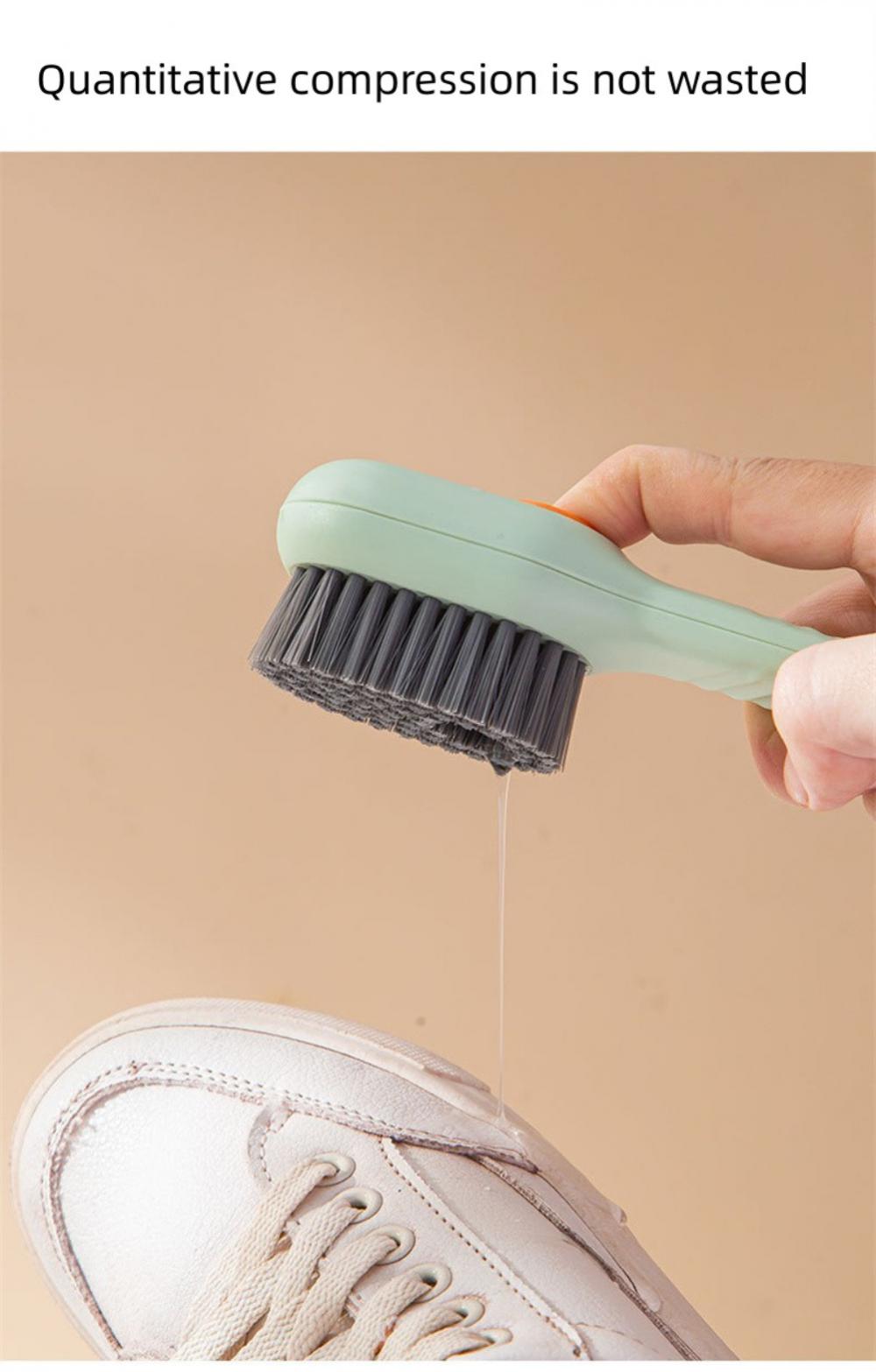 Multifunctional Soft-bristled Shoe Brush (random Color)