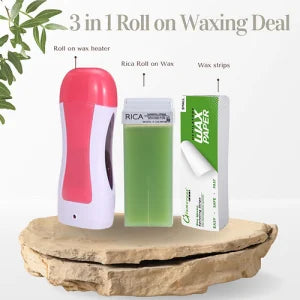 Roll On Wax 3 In 1 Deal Waxing Kit| Hair Removal At Home™
