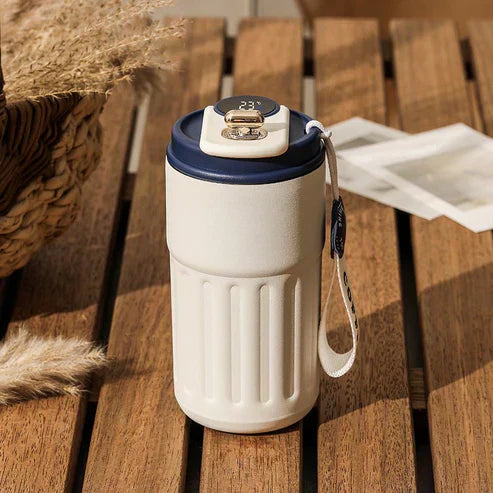 Smart Digital Thermal Bottle | Portable Coffee Mug