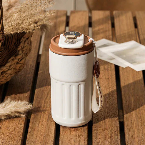 Smart Digital Thermal Bottle | Portable Coffee Mug