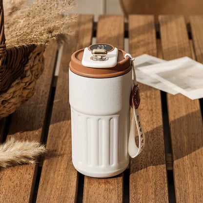 Smart Digital Thermal Bottle | Portable Coffee Mug