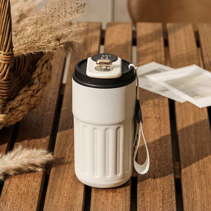 Smart Digital Thermal Bottle | Portable Coffee Mug