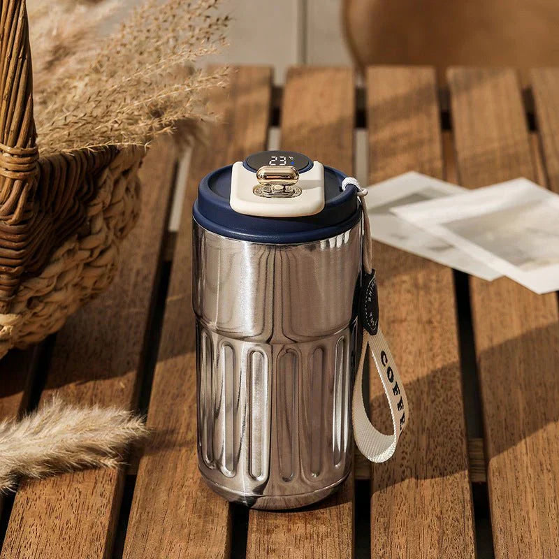 Smart Digital Thermal Bottle | Portable Coffee Mug