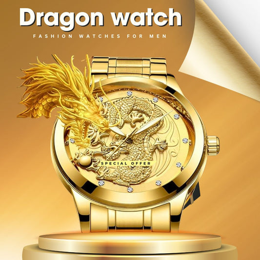 Fashion Dragon watch (Gold)